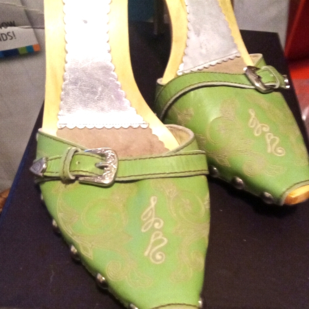 Western wear  ,chrome heels, size 8.5M
